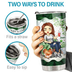 Hang Out With My Chickens - Personalized Tumbler - Gift For Gardening Lovers