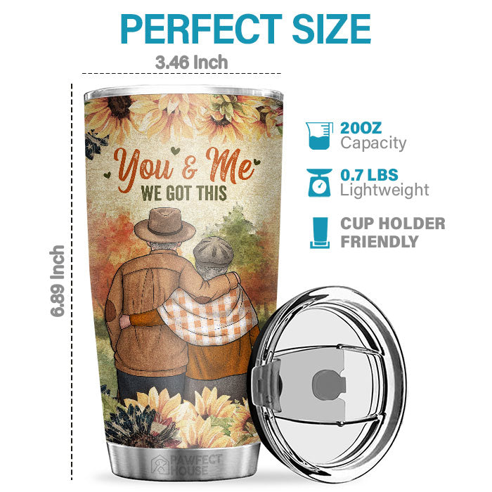 Falling In Love With You Was Beyond My Control - Personalized Tumbler - Gift For Couple, Husband Wife, Anniversary, Engagement, Wedding, Marriage Gift