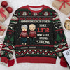 Couple Annoying Each Other Since - Personalized Custom Unisex Ugly Christmas Sweatshirt, Wool Sweatshirt, All-Over-Print Sweatshirt - Gift For Couple, Husband Wife, Anniversary, Christmas Gift