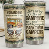 You & Me And A World To See - Personalized Tumbler - Gift For Couple, Husband Wife, Anniversary, Engagement, Wedding, Marriage Gift