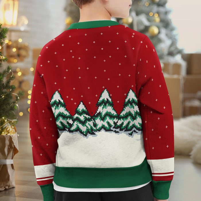 Best Cat Brother & Cat Sister Ever - Personalized Custom Unisex Ugly Christmas Sweatshirt, Wool Sweatshirt, All-Over-Print Sweatshirt - Gift For Cat Lovers, Pet Lovers, Christmas Gift