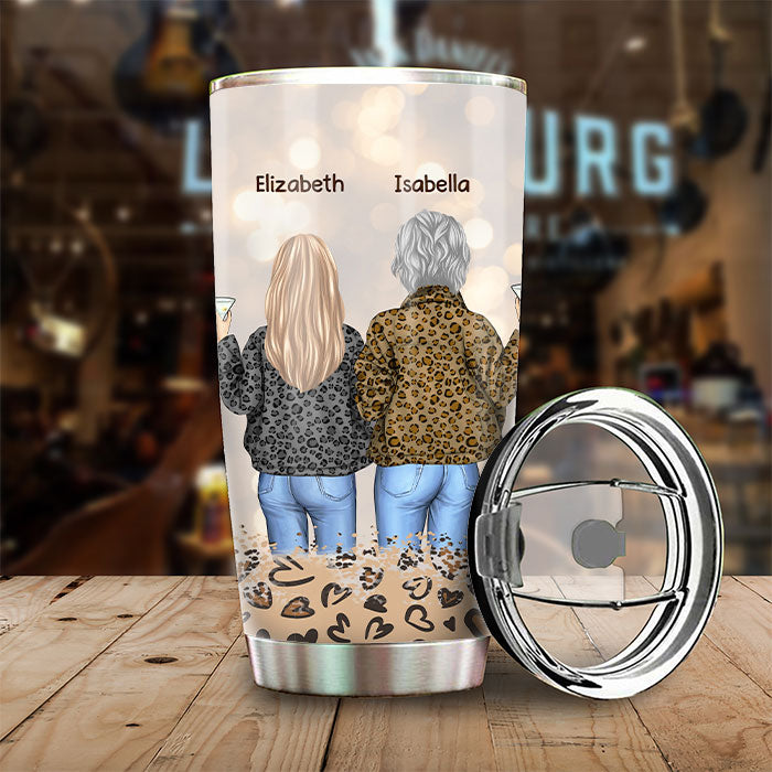 Behind Every Crazy Daughter - Personalized Tumbler - Gift For Mom, Daughter