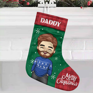 Christmas Eve Is Family Night - Personalized Custom Christmas Stocking - Gift For Family, Christmas Gift