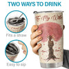I Choose You To Do Life With Hand In Hand & Side By Side - Personalized Tumbler - To My Wife, Gift For Wife, Anniversary, Engagement, Wedding, Marriage Gift