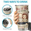 Happily Annoying Each Other & Still Going Strong - Personalized Tumbler - Gift For Couple, Husband Wife, Anniversary, Engagement, Wedding, Marriage Gift