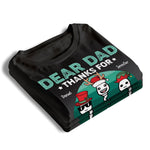 Thanks Dad For Creating a Freakin' Legend - Family Personalized Custom Unisex T-shirt, Hoodie, Sweatshirt - Christmas Gift For Dad
