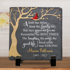 The Good Life I Lived While I Was Strong - Personalized Memorial Stone, Human Grave Marker - Memorial Gift, Sympathy Gift