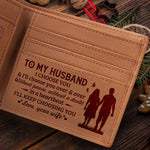 I Choose You & I'll Keep Choosing You - Bifold Wallet - To My Husband, Gift For Husband, Anniversary, Engagement, Wedding, Marriage Gift, Christmas Gift