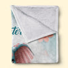 My Little Girl, Never Feel That You Are Alone - Family Blanket - Christmas Gift For Daughter From Mom