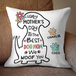 The World's Best Dog Mom - Personalized Pillow (Insert Included)