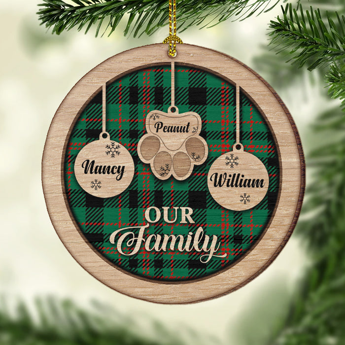 Have A Merry Little Christmas - Personalized Custom Round Shaped Wood Christmas Ornament