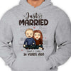 We Just Got Married Many Years Ago - Personalized Unisex T-shirt, Hoodie - Gift For Couples, Husband Wife