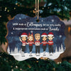 Our Potty Mouths & Inappropriate Conversations Made Us Friends - Personalized Custom Benelux Shaped Wood Christmas Ornament - Coworker, Office, Employee Appreciation, Farewell Gift, Work Friend, Colleagues Friendship