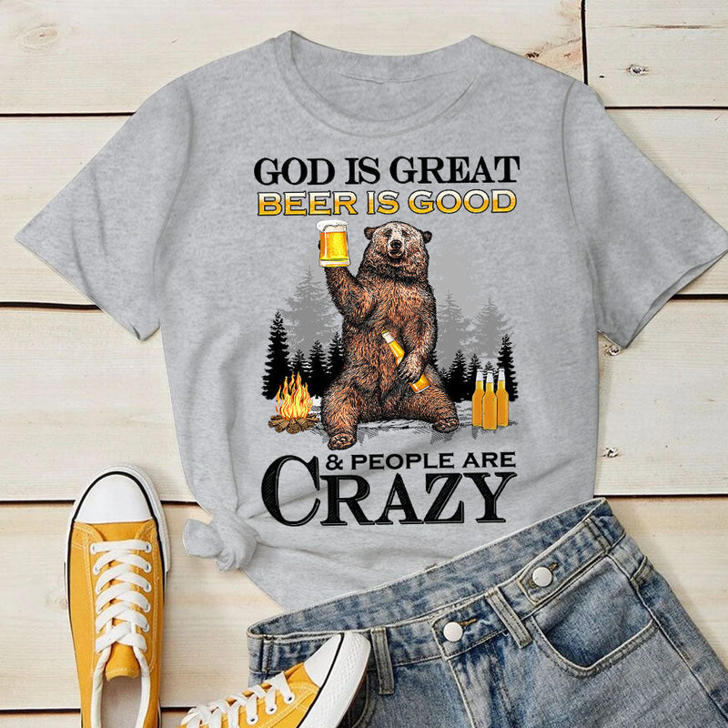 God Is Great - Beer Is Good - T-shirt