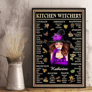 Kitchen Witchery - Love And Happiness - Personalized Vertical Poster, Halloween Ideas..