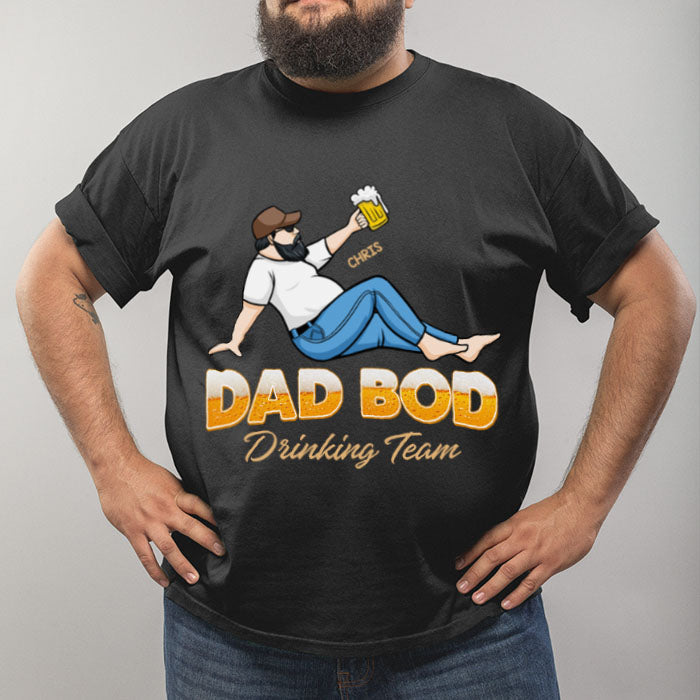 Drinking Team Dad Bod - Personalized Unisex T-Shirt