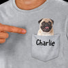 Put Your Pet In The Pocket Upload Image - Gift For Dog Lovers, Personalized Unisex T-Shirt