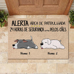 Todos Os Convidados Devem Ser Aprovados Pelo Cão Portuguese - Funny Personalized Dog Decorative Mat