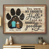 Those We Love Don't Go Away - Personalized Horizontal Poster - Gift For Pet Lovers