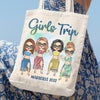 Best Girls Trip - Personalized Tote Bag - Gift For Bestie