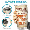 Seems Like Just Yesterday - Family Personalized Custom Tumbler - Father's Day, Birthday Gift For Dad