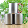 Adventuring Together Since - Personalized Carabiner Camping Mug - Gift For Camping Lovers
