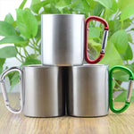 Adventuring Together - Personalized Carabiner Camping Mug - Gift For Camping Lovers