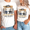 Many Years With My Best Friend - Personalized Matching Couple T-Shirt - Gift For Couple, Husband Wife, Anniversary, Engagement, Wedding, Marriage Gift