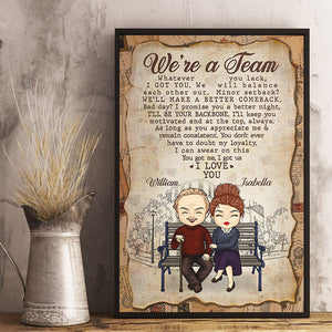 I Promise You A Better Night - Gift For Couples, Personalized Vertical Poster.