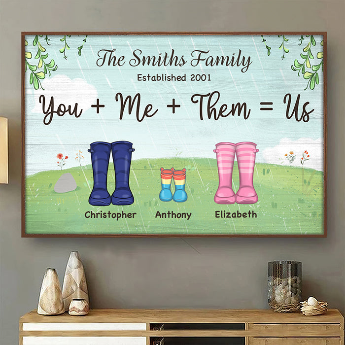 You Know We Belong Together - Personalized Horizontal Poster