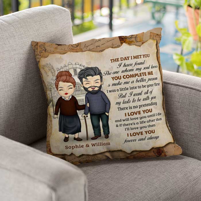 I Have Found The One Whom My Soul Loves - Gift For Couples, Personalized Pillow (Insert Included)