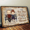 Our Love Story Is My Favorite - Gift For Couples, Personalized Horizontal Poster