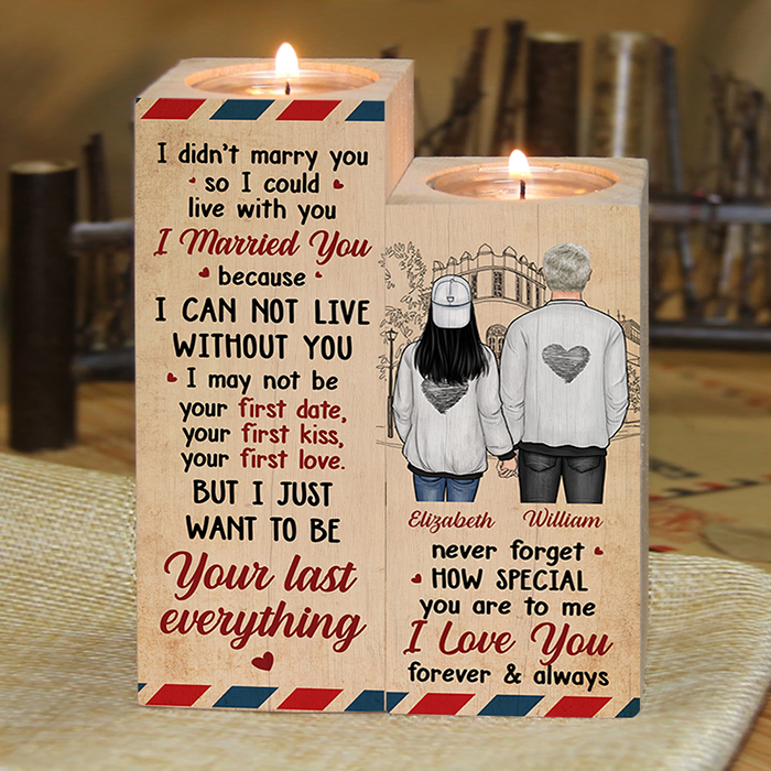 Never Forget How Special You Are To Me - Gift For Couples, Personalized Candle Holder