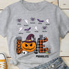 Love Halloween - Ghosts, Bats And Spiders  - Personalized Unisex T-Shirt