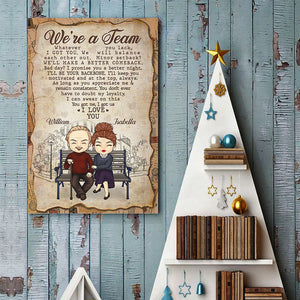 I Promise You A Better Night - Gift For Couples, Personalized Vertical Poster.