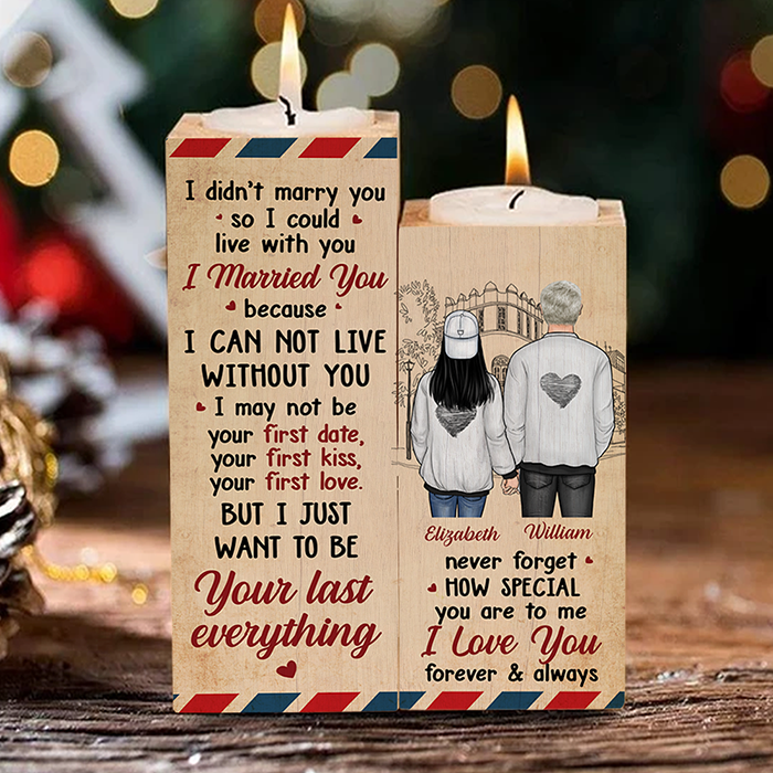 Never Forget How Special You Are To Me - Gift For Couples, Personalized Candle Holder