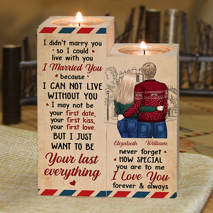 Never Forget How Special You Are To Me - Gift For Couples, Personalized Candle Holder