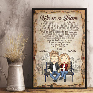 I Promise You A Better Night - Gift For Couples, Personalized Vertical Poster.