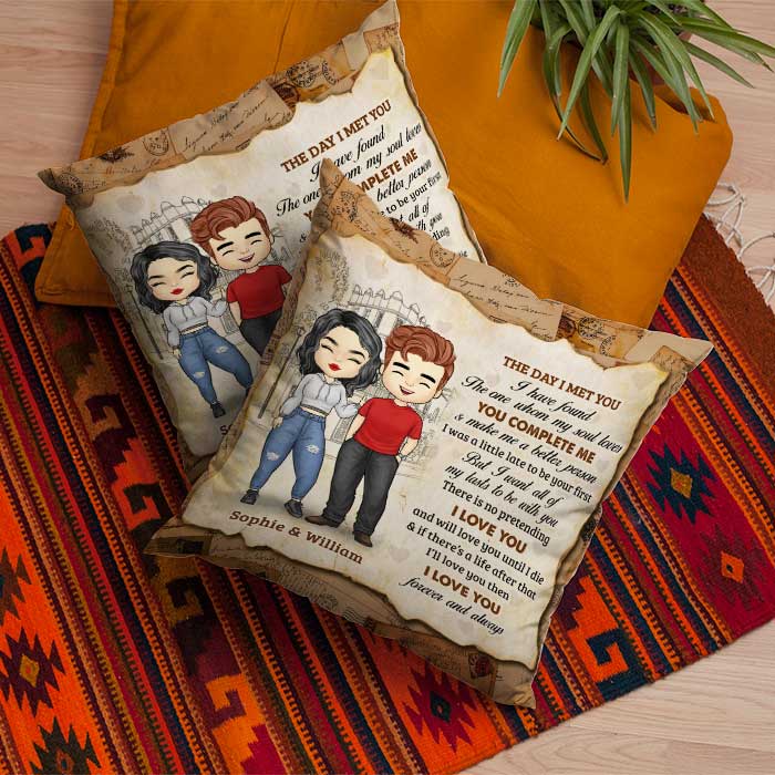 I Have Found The One Whom My Soul Loves - Gift For Couples, Personalized Pillow (Insert Included)