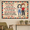 You Are My Best Friend, My Soulmate, My Everything - Personalized Horizontal Poster