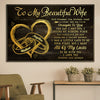 You Are My Missing Piece - Gift For Couples, Personalized Horizontal Poster