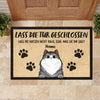 Lassen Sie die Katzen nicht raus German - Funny Personalized Cat Decorative Mat
