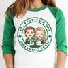 Be Careful! We're The Best Drinking Team - Gift For Couples, Husband Wife, Personalized St. Patrick's Day Unisex Raglan Shirt