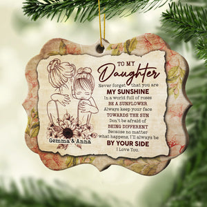 I Love You For The Precious Daughter You Will Always Be - Personalized Shaped Ornament.