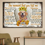 The Moment That You Left Me - Upload Image, Personalized Horizontal Poster