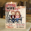 Our Life Ain't No Fairy Tale But Still You're My Queen Forever - Gift For Couples, Personalized Candle Holder