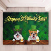Happy Saint Patrick's Day - Personalized Decorative Mat