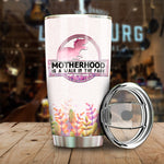 Motherhood Is A Walk In The Park - Personalized Tumbler