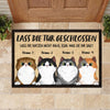 Lassen Sie die Katzen nicht raus German - Funny Personalized Cat Decorative Mat