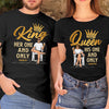 His One And Only Queen - Personalized Matching Couple T-Shirt - Gift For Couple, Husband Wife, Anniversary, Engagement, Wedding, Marriage Gift